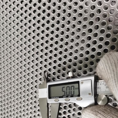 Thickness 0.5mm SS 304 Perforated SS Plate Perforated Metal Screen Sheet
